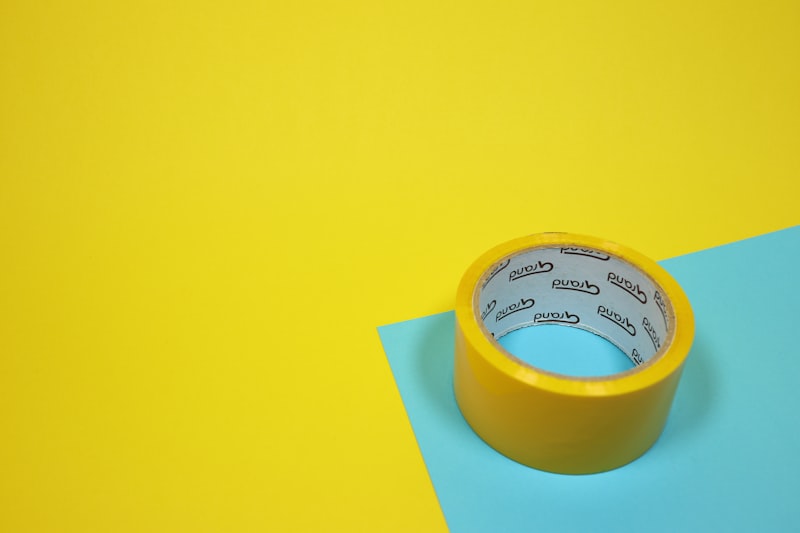 Floor Marking Tape Yellow and Black 50mm x 33m (Pack: 6 rolls)